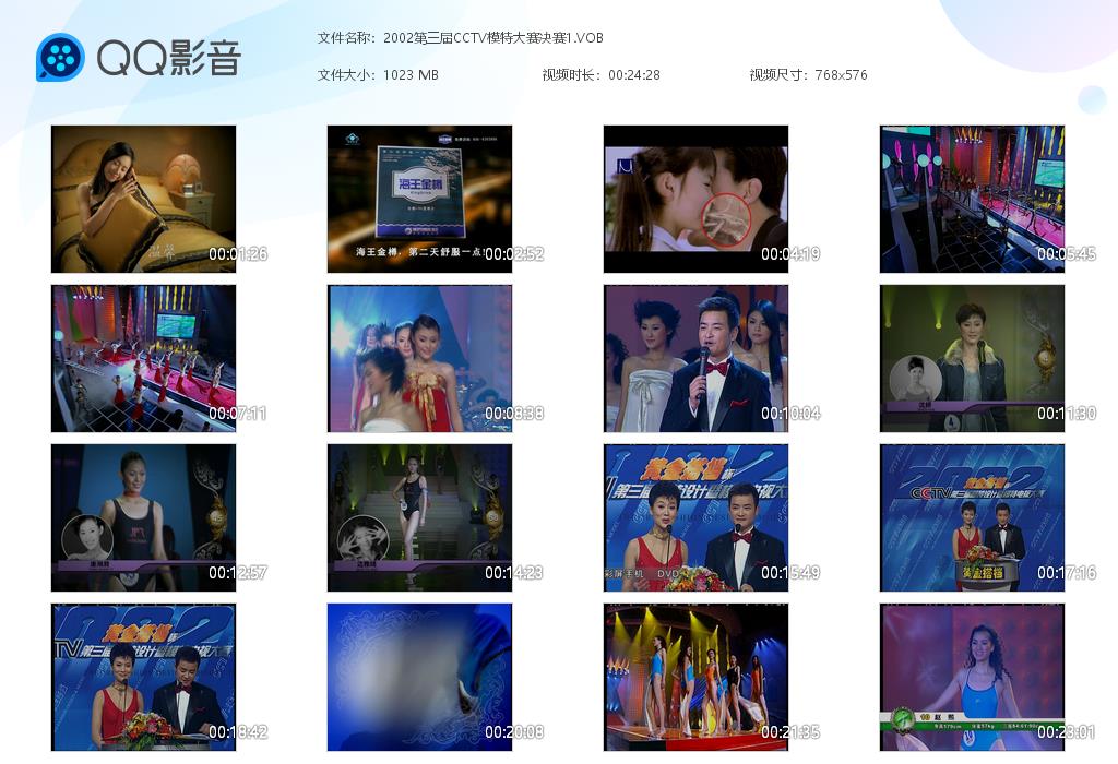 0015-2002第三届CCTV模特大赛决赛